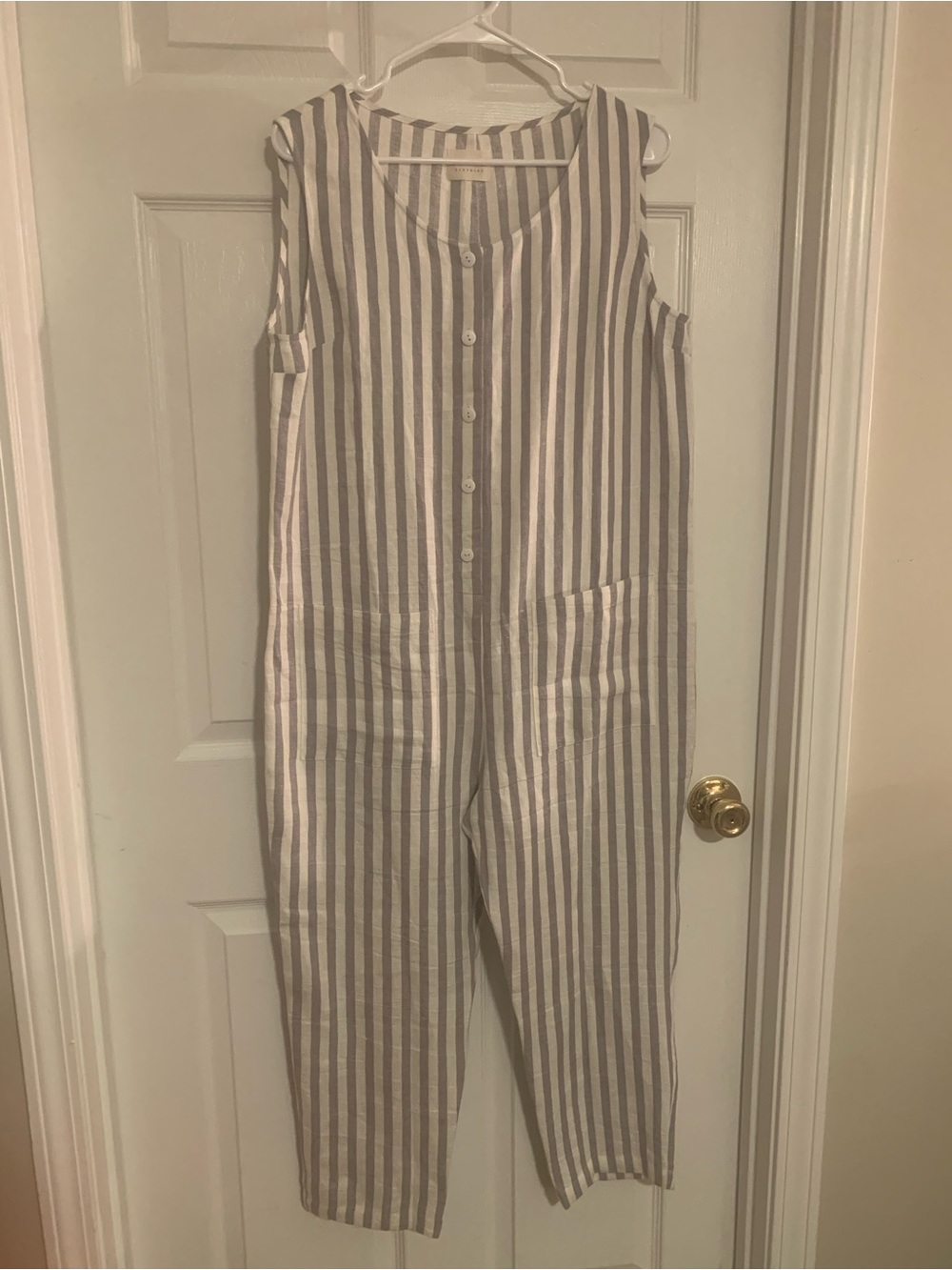 Offon Linen Wide Leg Summer Jumpsuit